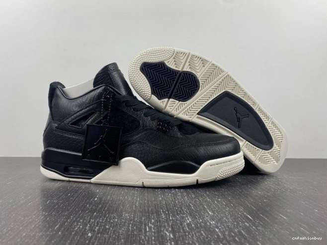 Retro Jordan Hair 819139-010 4 Pony Black 0814